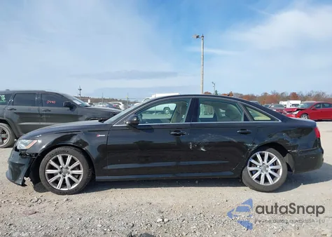 2013 Audi A6 3.0T Premium z USA, uszkodzony, nr VIN WAUHGAFC1DN120885